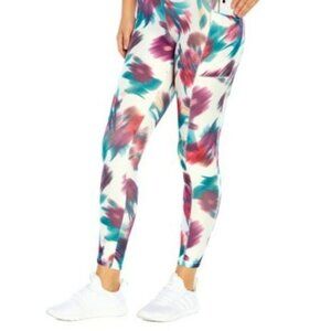 Bally's Total Fitness Athletic  XL Purple, White   92% Polyester/8% Spandex